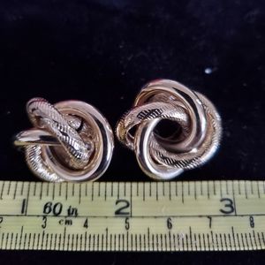 Gold plated earrings